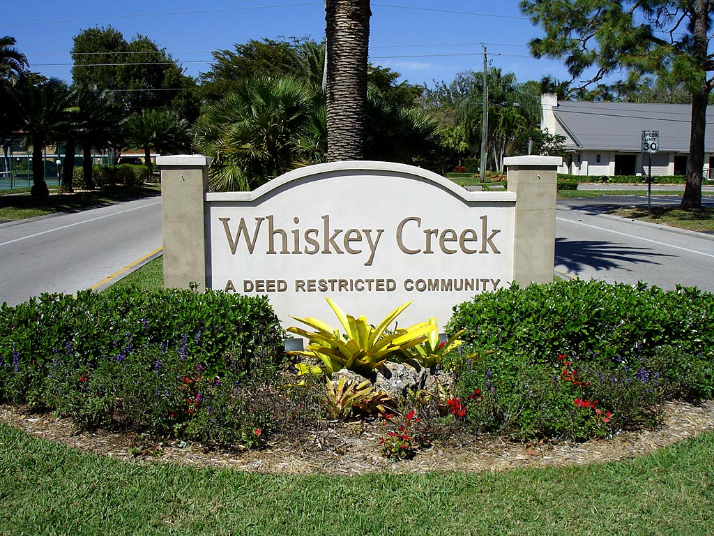 Whiskey Creek Signage
